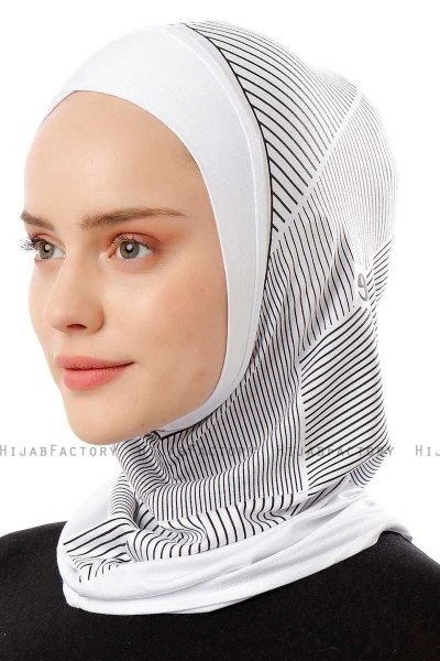 Wind Cross - Wit Al Amira One-Piece Hijab