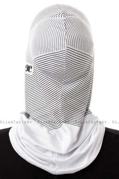 Wind Cross - Wit Al Amira One-Piece Hijab
