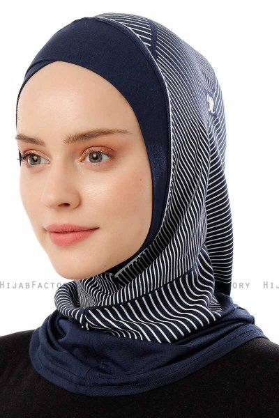 Wind Cross - Marineblauw Al Amira One-Piece Hijab
