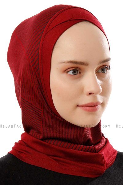 Wind Cross - Bordeaux Al Amira One-Piece Hijab