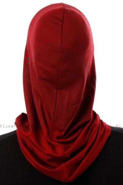 Wind Cross - Bordeaux Al Amira One-Piece Hijab