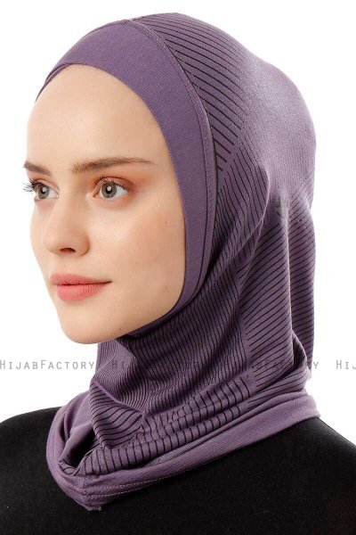 Wind Cross - Purper Al Amira One-Piece Hijab