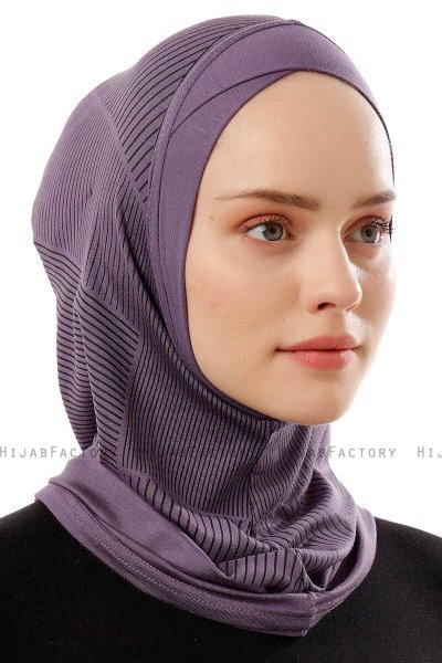 Wind Cross - Purper Al Amira One-Piece Hijab
