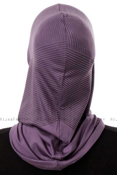 Wind Cross - Purper Al Amira One-Piece Hijab