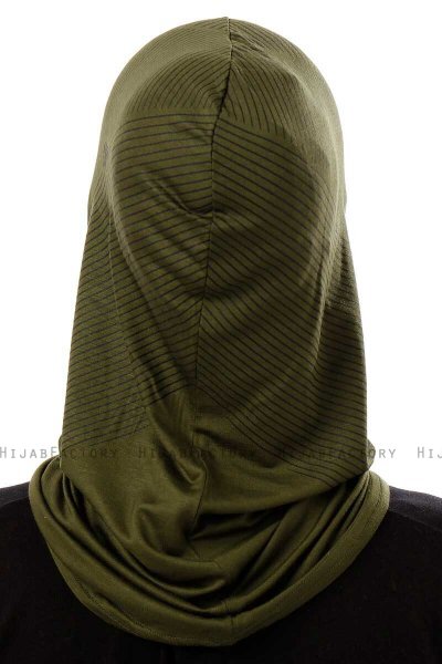 Wind Cross - Khaki Al Amira One-Piece Hijab