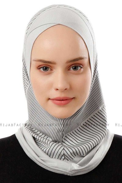 Wind Cross - Lichtgrijs Al Amira One-Piece Hijab