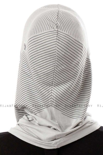 Wind Cross - Lichtgrijs Al Amira One-Piece Hijab