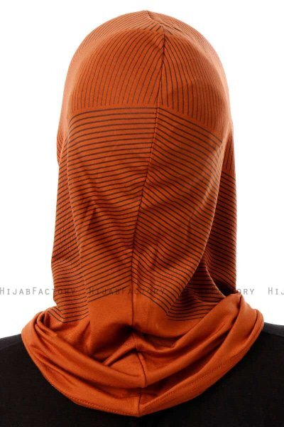 Wind Cross - Baksteenrood Al Amira One-Piece Hijab