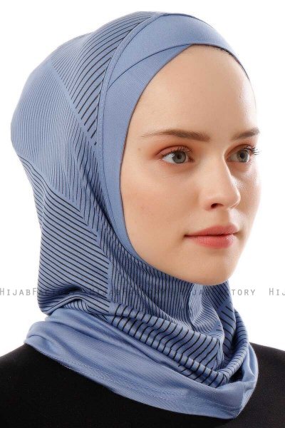 Wind Cross - Indigo Al Amira One-Piece Hijab