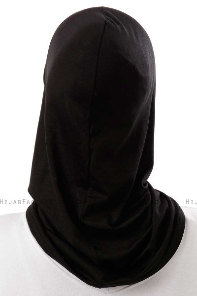 Logo Plain - Zwart & Gold Al Amira One-Piece Hijab