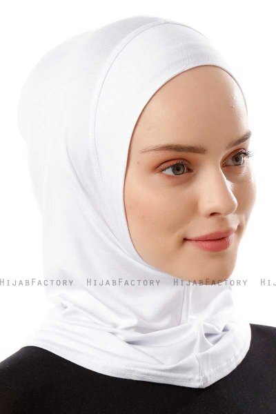 Logo Plain - Wit Al Amira One-Piece Hijab