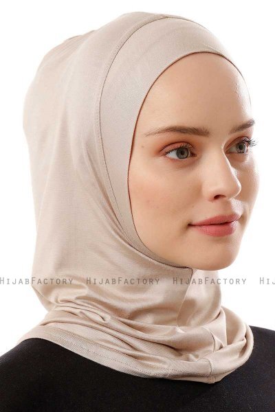 Logo Plain - Licht Taupe Al Amira One-Piece Hijab