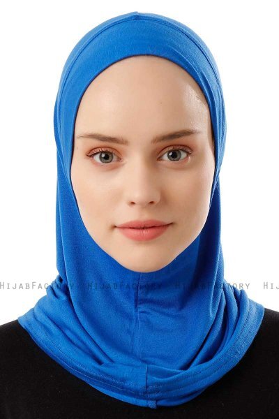 Logo Plain - Blauw Al Amira One-Piece Hijab