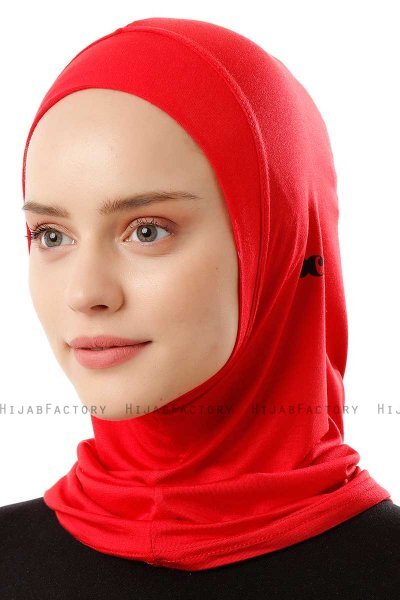 Logo Plain - Rood Al Amira One-Piece Hijab