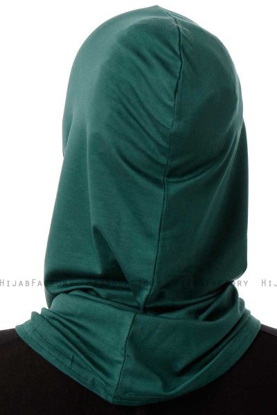 Logo Plain - Donkergroen Al Amira One-Piece Hijab