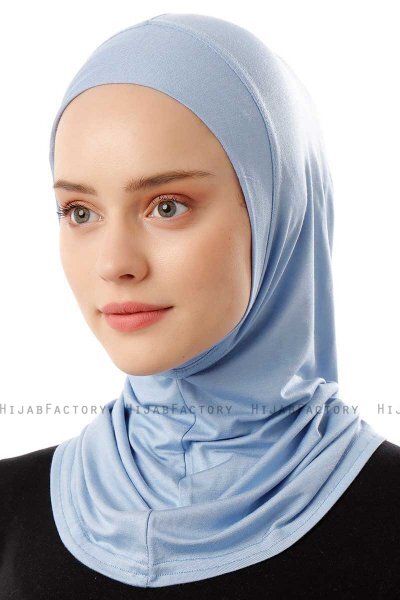 Logo Plain - Lichtblauw Al Amira One-Piece Hijab