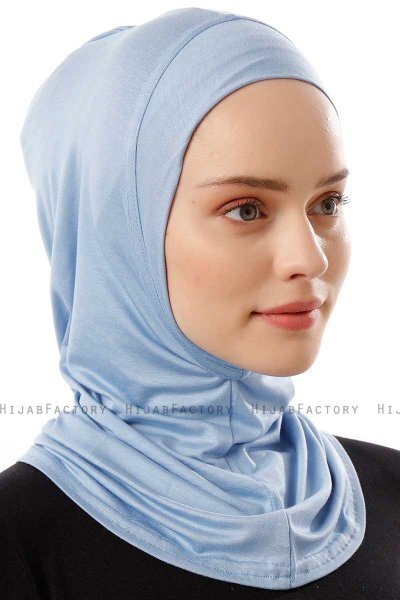 Logo Plain - Lichtblauw Al Amira One-Piece Hijab