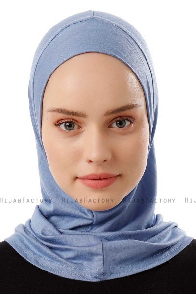 Logo Plain - Indigo Al Amira One-Piece Hijab