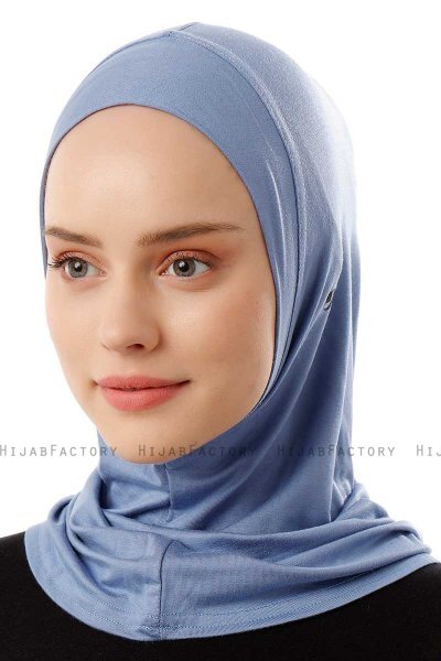 Logo Plain - Indigo Al Amira One-Piece Hijab