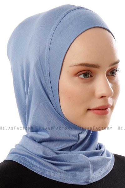 Logo Plain - Indigo Al Amira One-Piece Hijab