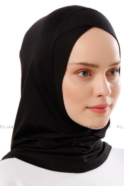 Logo Cross - Zwart & Gold Al Amira One-Piece Hijab