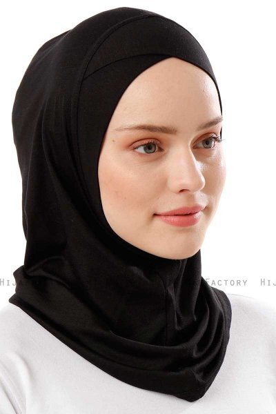 Logo Cross - Zwart & Lichtgrijs Al Amira One-Piece Hijab