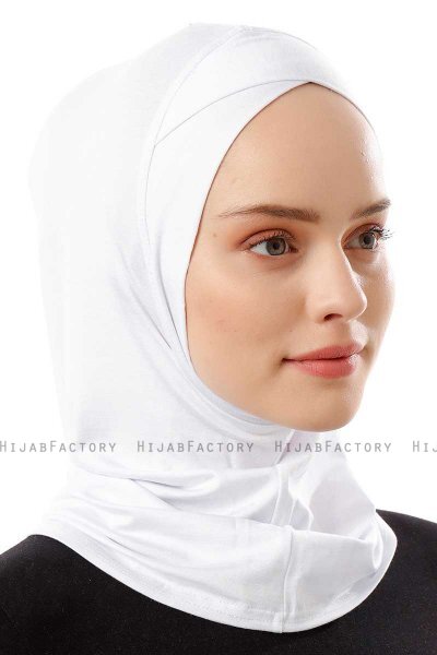 Logo Cross - Wit Al Amira One-Piece Hijab