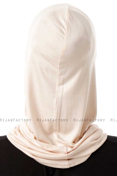 Logo Cross - Beige Al Amira One-Piece Hijab