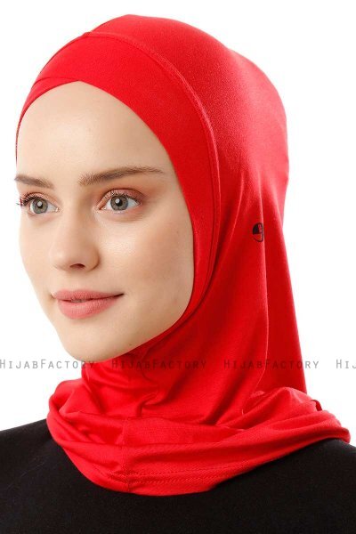 Logo Cross - Rood Al Amira One-Piece Hijab
