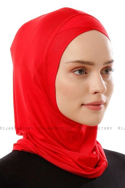 Logo Cross - Rood Al Amira One-Piece Hijab