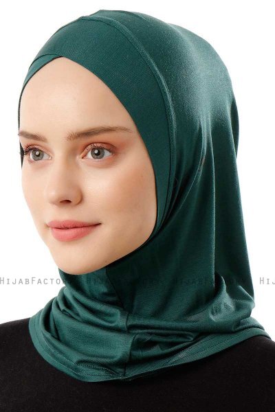Logo Cross - Donkergroen Al Amira One-Piece Hijab