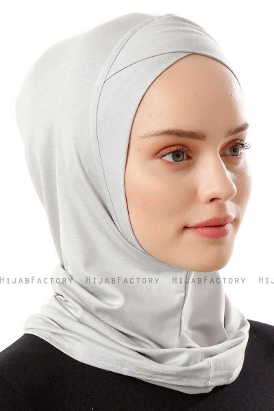 Logo Cross - Lichtgrijs Al Amira One-Piece Hijab