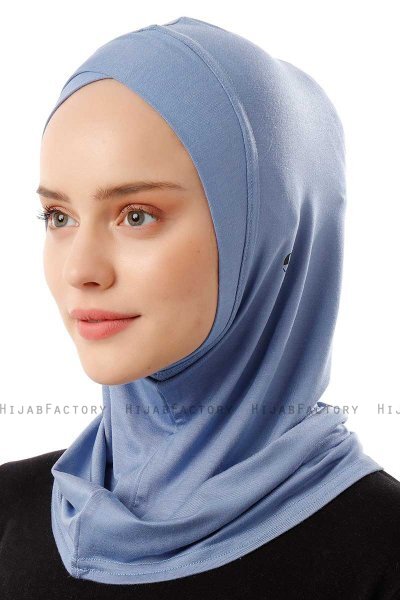 Logo Cross - Indigo Al Amira One-Piece Hijab