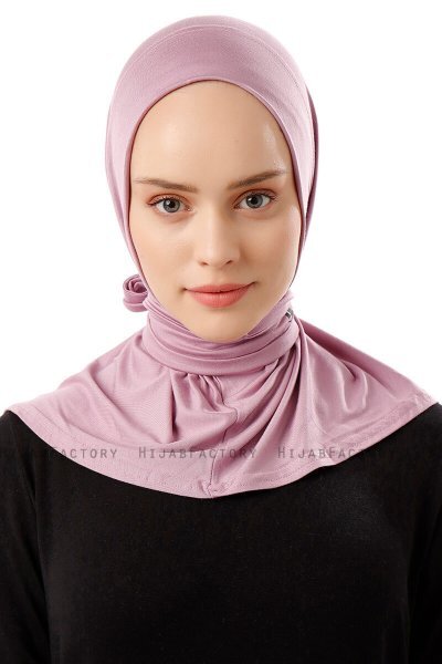 Sportif Plain - Purper Praktisch Viscose Hijab