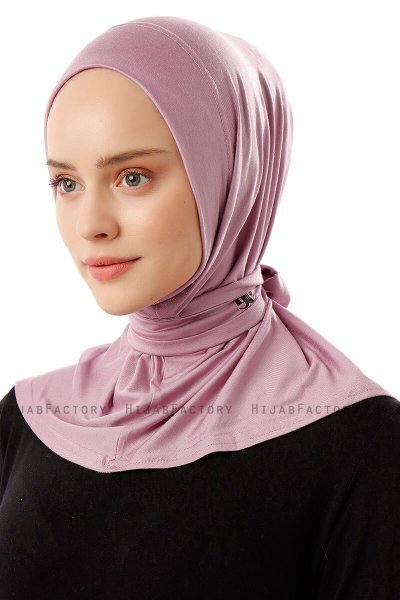Sportif Plain - Purper Praktisch Viscose Hijab