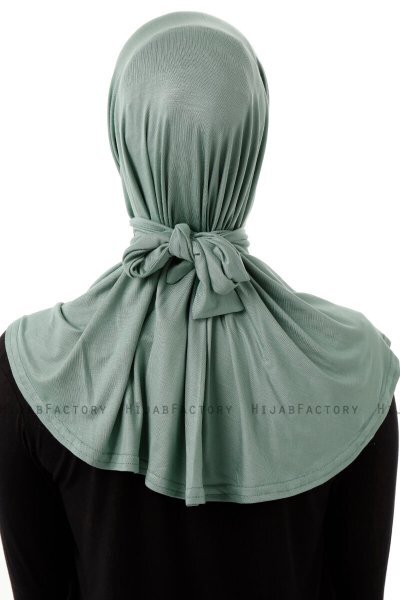 Sportif Plain - Groen Praktisch Viscose Hijab