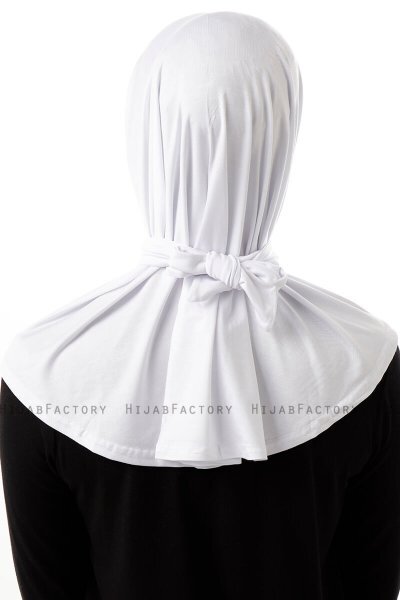 Sportif Cross - Wit Praktisch Viscose Hijab