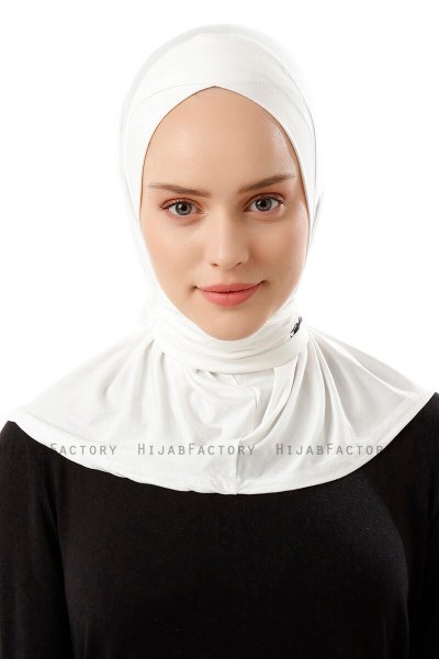 Sportif Cross - Creme Praktisch Viscose Hijab
