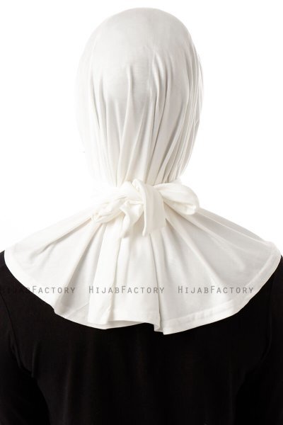 Sportif Cross - Creme Praktisch Viscose Hijab