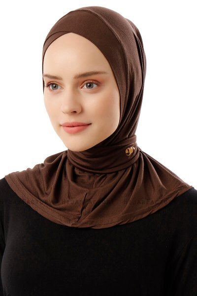 Sportif Cross - Bruin Praktisch Viscose Hijab