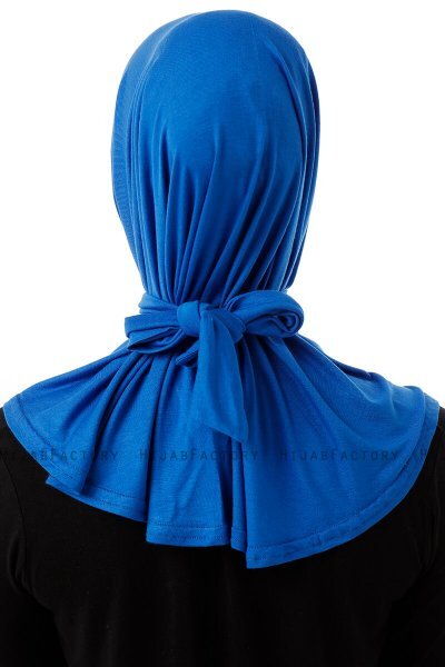Sportif Cross - Blauw Praktisch Viscose Hijab