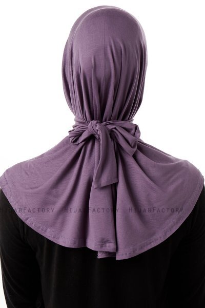 Sportif Cross - Donkerpaars Praktisch Viscose Hijab