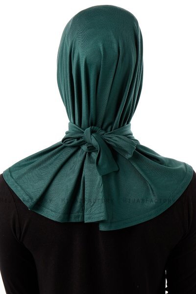 Sportif Cross - Donkergroen Praktisch Viscose Hijab