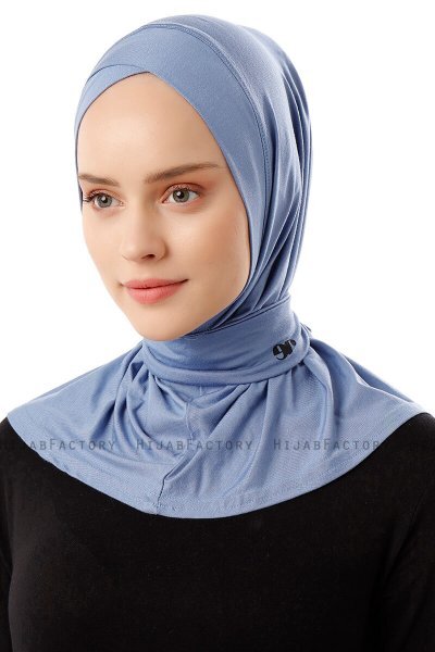 Sportif Cross - Indigo Praktisch Viscose Hijab