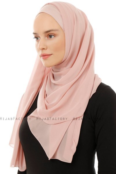 Alara Plain - Oudroze One Piece Chiffon Hijab