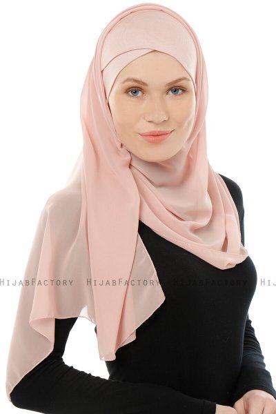 Alara Cross - Oudroze One Piece Chiffon Hijab