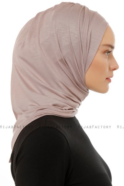 Isra Plain - Steen Grijs One-Piece Viscose Hijab
