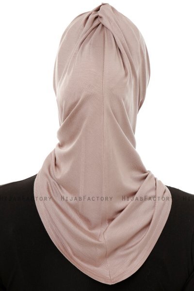 Isra Plain - Steen Grijs One-Piece Viscose Hijab