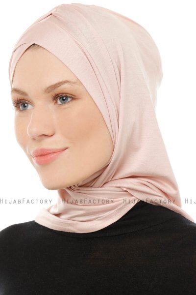 Isra Cross - Oudroze One-Piece Viscose Hijab