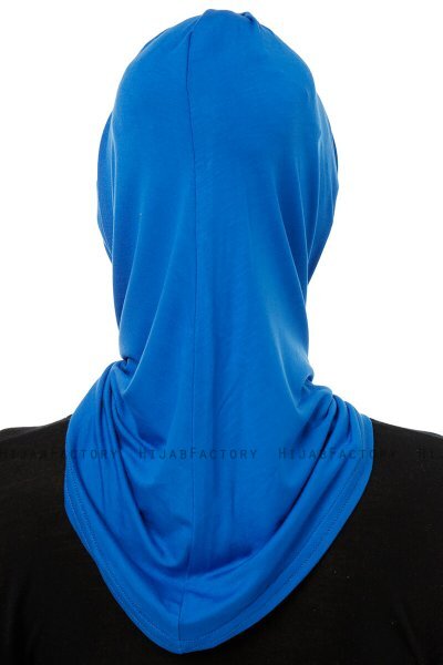 Isra Cross - Blauw One-Piece Viscose Hijab